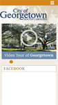 Mobile Screenshot of cityofgeorgetownsc.com